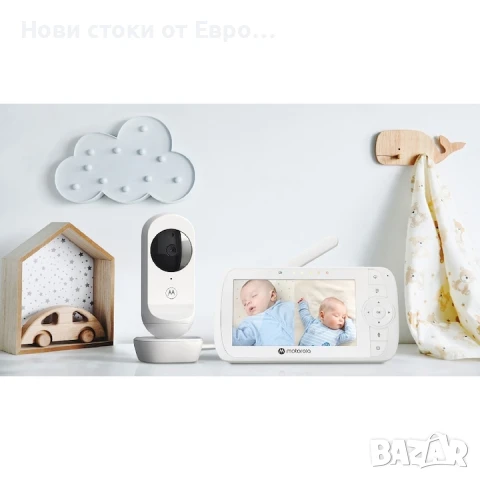 Видео бебефон с 2 камери Motorola VM35-2, снимка 2 - Бебефони - 51174755