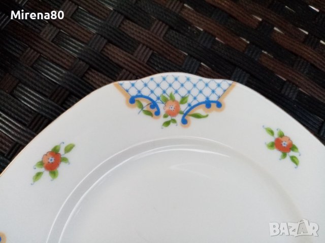 * MZ - Czechoslovakia * - тортен сервиз на 100 г., снимка 7 - Антикварни и старинни предмети - 43587400