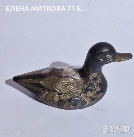 Семейство патици от месинг, снимка 8 - Антикварни и старинни предмети - 52894133