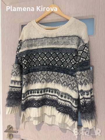Дамски пуловер Yessica | Размер L, снимка 2 - Блузи с дълъг ръкав и пуловери - 52655587