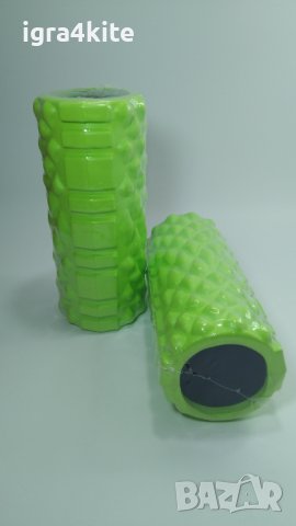 2 в 1 Foam Roller Larsen иновативен без основа - ролка за тренировки, снимка 8 - Йога - 40841898