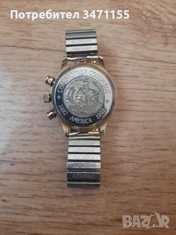 Лимитиран мъжки хронограф Poljot Columbus, снимка 3 - Мъжки - 53160893