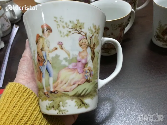 Полски порцелан големи чаши за чай, снимка 8 - Антикварни и старинни предмети - 38642370