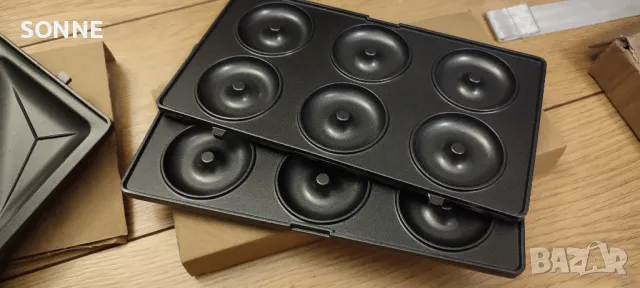 Немски сандвич мейкър/грил преса Prinz 4 в 1, 800 W , снимка 7 - Тостери - 48435090