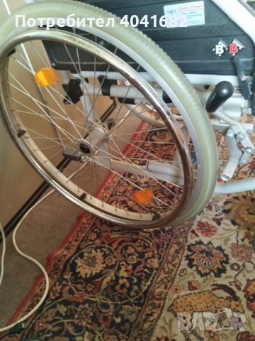 Сгъваема инвалидна коли4ка в зазено,добро състояние , снимка 1 - Инвалидни колички - 44925721