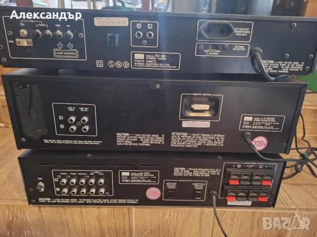 Sansui сет ( UA-317 ll , D-550M , TU-S5 ), снимка 2 - Декове - 50250811