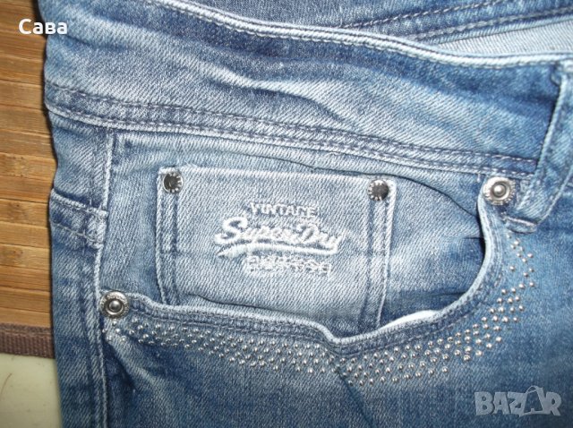 Дънки SUPERDRY   дамски,Л-ХЛ, снимка 5 - Дънки - 26794460