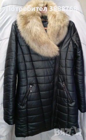 Дамско палто от изкуствена кожа