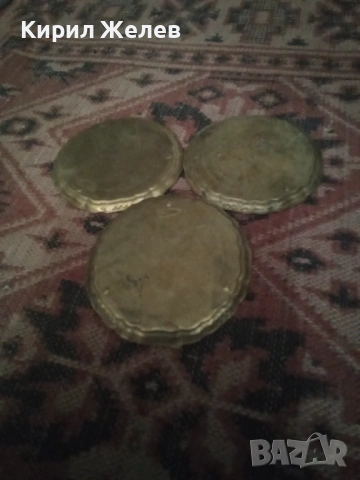 Китайси месингови чинии 54276, снимка 5 - Антикварни и старинни предмети - 53610134