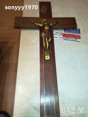 КРАСИВ КРЪСТ ОТ ФРАНЦИЯ 36Х19СМ 0612230749, снимка 12 - Антикварни и старинни предмети - 43292262