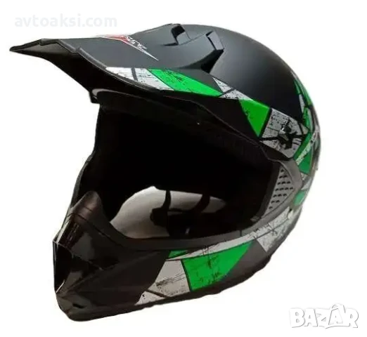 Каска Крос Мотор/Скутер/Бъги/Вело/АТВ -YF0011, снимка 2 - Аксесоари и консумативи - 50745804