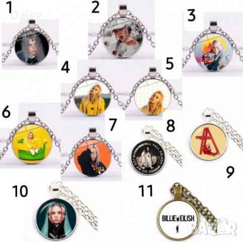 Комплекти Billie Eilish / Били Айлиш, снимка 3 - Бижутерийни комплекти - 26773162