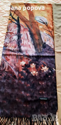 Кашмирени шалове, снимка 4 - Шалове - 48484191