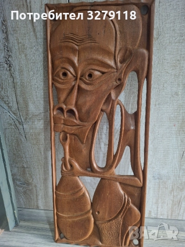 Африканско дървено пано