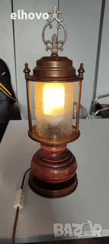 Стара месингова лампа, снимка 2 - Други ценни предмети - 48597197