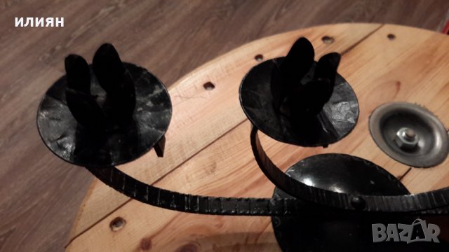 Свещник от ковано желязо , снимка 9 - Декорация за дома - 38386267