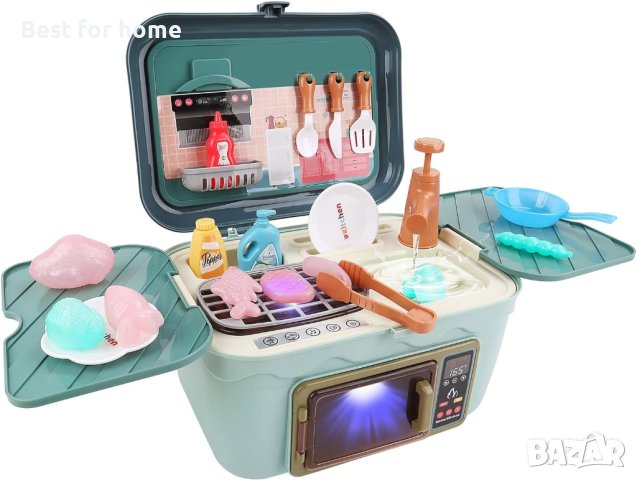Детска кухня с вода, звуци и светлини Toys Little Chef Kitchen, снимка 2 - Други - 43355957