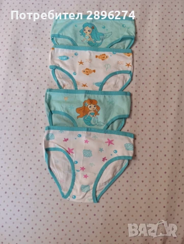  Гащички за момиченца, 3-4 г., снимка 2 - Детско бельо и бански  - 50929817