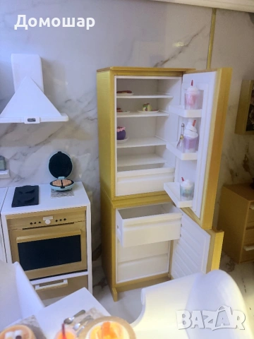 Барби къща ръчно изработена Авторки проект, снимка 12 - Кукли - 53101952