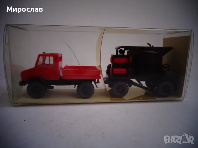 WIKING H0 1/87 MERCEDES UNIMOG КАМИОН ТИР ИГРАЧКА МОДЕЛ