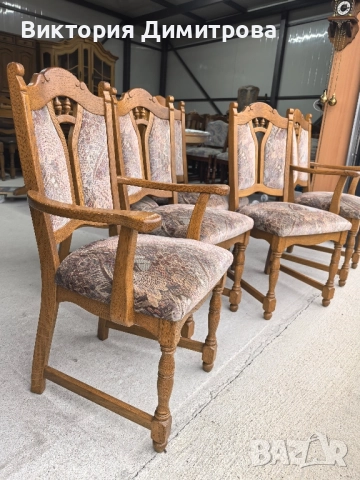 Комплект от 6 трапезни стола , снимка 5 - Столове - 52879021