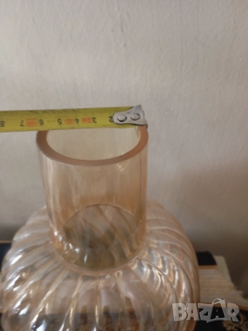 Винтидж стъкло за лампа,полилей, снимка 3 - Настолни лампи - 52301872