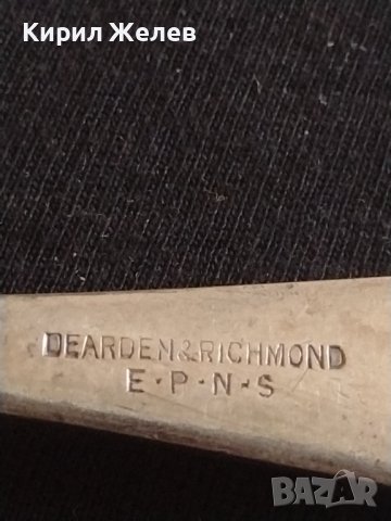 Две стари вилици за десерт с маркировка DEARDEN RICHMOND E P N S за КОЛЕКЦИЯ ДЕКОРАЦИЯ 42120, снимка 5 - Други ценни предмети - 43850170