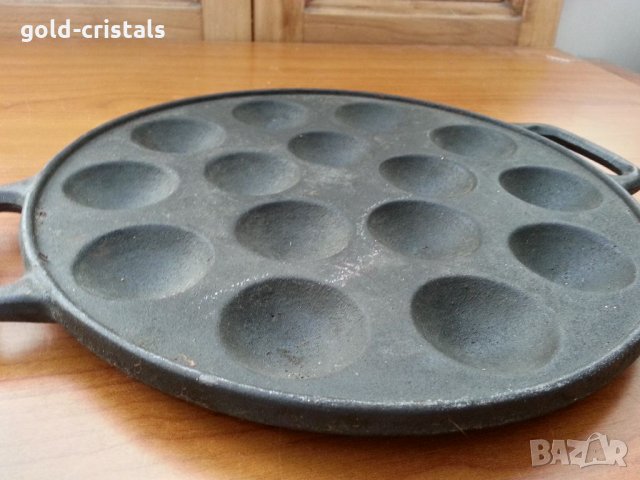 Чугунен съд сач , снимка 4 - Антикварни и старинни предмети - 33484181