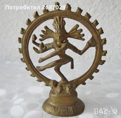 Индия божество метал бронз фигура пластика статуетка , снимка 6 - Други - 35524857
