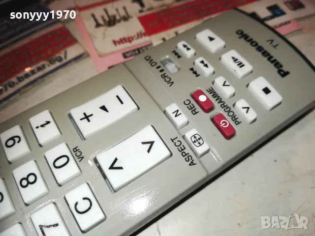PANASONIC TV/VCR/DVD REMOTE-ВНОС SWISS 2610241955, снимка 9 - Дистанционни - 47729205
