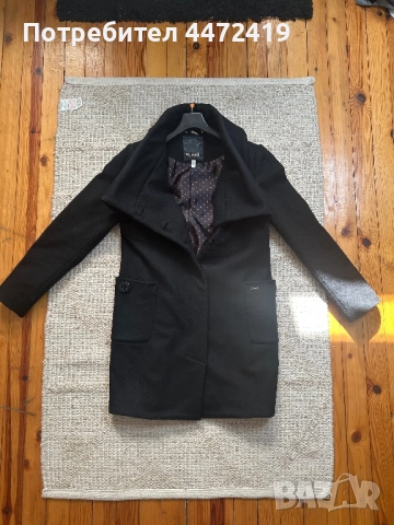 Вълнено дамско палто Kensol , снимка 2 - Палта, манта - 52272076