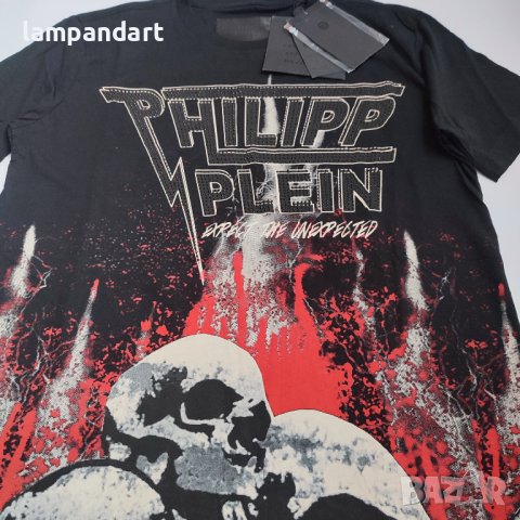 Тениска Philipp Plein С размер, снимка 2 - Тениски - 31112160