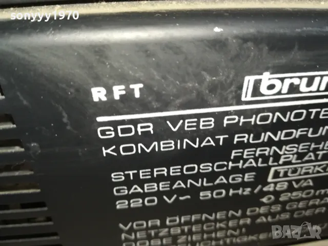 RFT BRUNS TURKIS 524-ВНОС GERMANY 0503251625, снимка 16 - Грамофони - 49375706