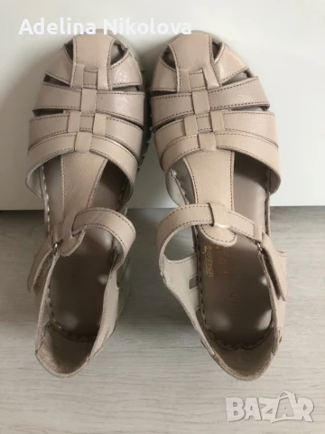 Дамски сандали естествена кожа, снимка 4 - Сандали - 50563153