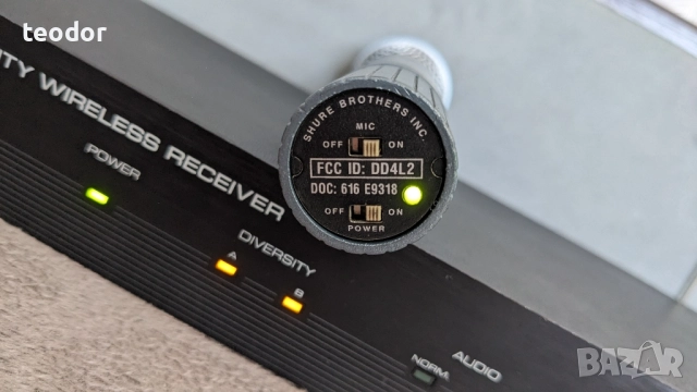 SHURE BETA58 USA 189.00Mhz, снимка 6 - Микрофони - 51444839