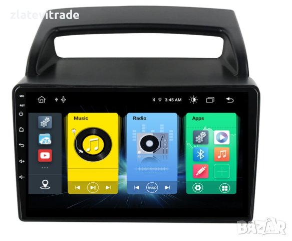 Kia Carnival VQ 2006 - 2014 9" Андроид Навигация , 9697, снимка 2 - Навигация за кола - 43863737