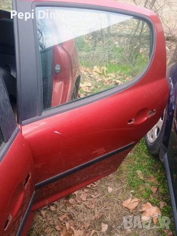 Задна лява  врата Peugeot 207 (2006-2015, Пежо 207, снимка 3 - Части - 52549944