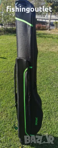  Троен твърд калъф за въдици с макари 140 и 160см. OKINWA!, снимка 4 - Такъми - 30883275