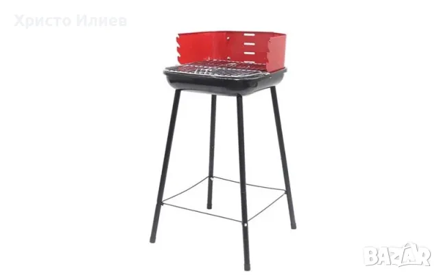 Преносима скара за барбекю на дървени въглища грил, снимка 2 - Барбекюта - 49085617