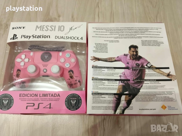 Нови лимитирани контролери Sony PS4 Dualshock 4 messi, снимка 3 - PlayStation конзоли - 52330774