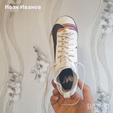 стоножки Nike Mercurial Superfly 6 Academy CR7 TF номер 34,5-35, снимка 7 - Футбол - 42678255