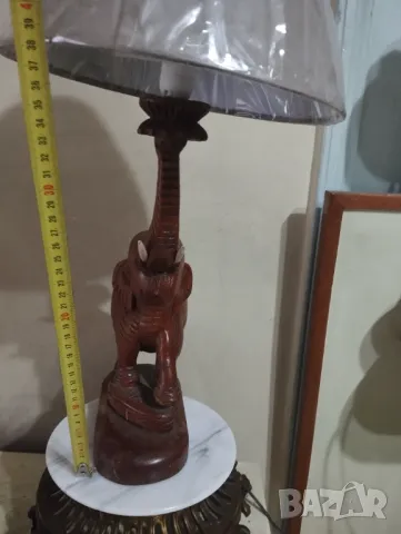 настолна лампа-слон, снимка 3 - Настолни лампи - 48291522