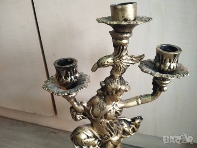 Фигуративен свещник , снимка 4 - Други ценни предмети - 47549189