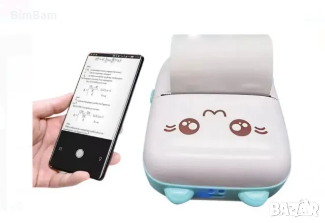 Промоция -60%! Детски мини принтер с USB кабел и хартия за печат , снимка 4 - Образователни игри - 48098164