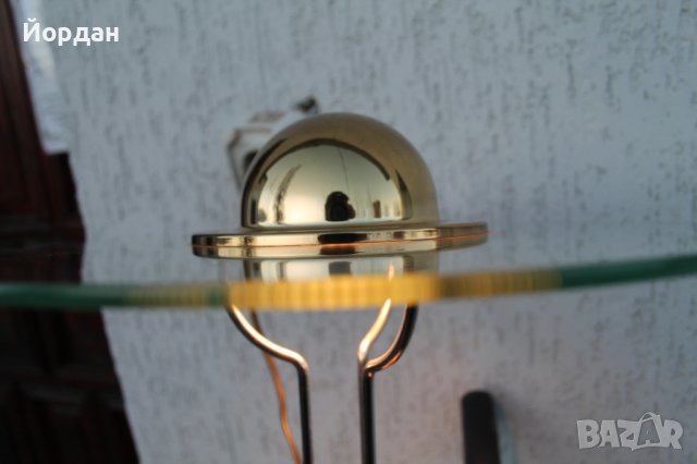 Масивна месингова лампа, снимка 11 - Антикварни и старинни предмети - 43593710