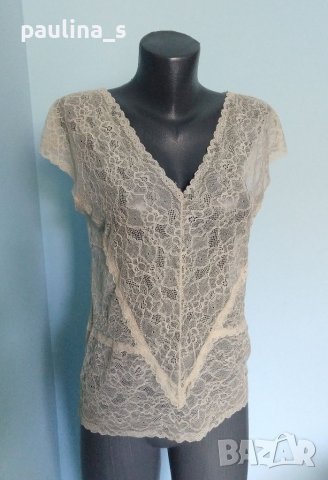 Три броя блузи от дантела, различни цветове и модели / голям размер , снимка 12 - Корсети, бюстиета, топове - 37387615