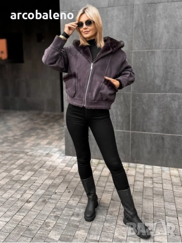 Дамско двустранно яке EADIRA, 2цвята , снимка 8 - Якета - 52012939