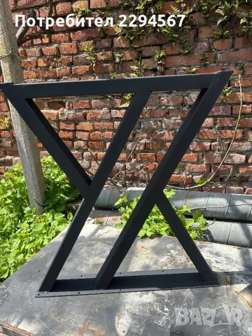 Метални крака за маси пейки барплот бюро, снимка 3 - Бюра - 45818405