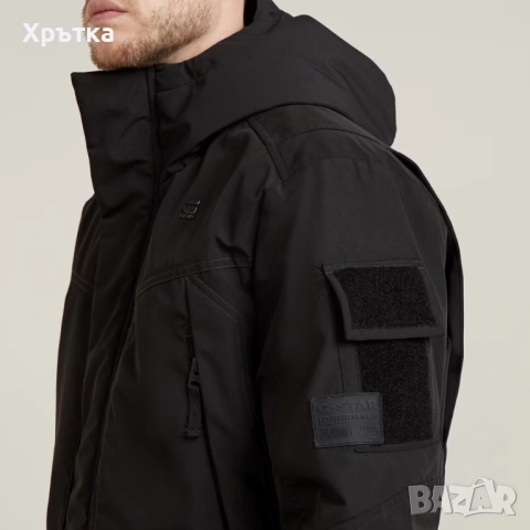 G-Star Expedition Padded Parka - Оригинално мъжко зимно яке размер L, снимка 5 - Якета - 52227219