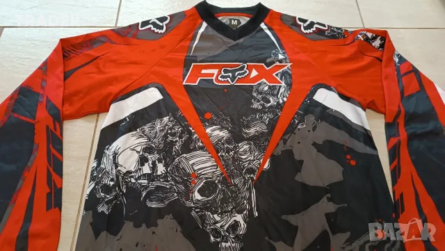 ветровка, джърси, тениска с дълъг ръкав блуза мотокрос колоездене МТВ маунтинбайк FOX, снимка 8 - Спортни дрехи, екипи - 37762499